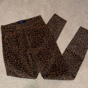 Sanctuary leopard skinny jeans